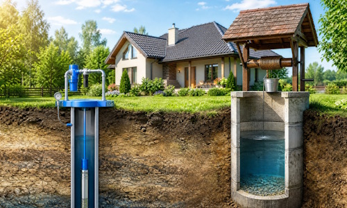 Автономное водоснабжение загородного дома Петергоф: скважина или колодец